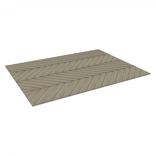 Паркет Ёлка Da Vinci Французская Ниагара Дуб Любая на выбор (Гладкая) 570х100 мм 2600700017 - Вид №1