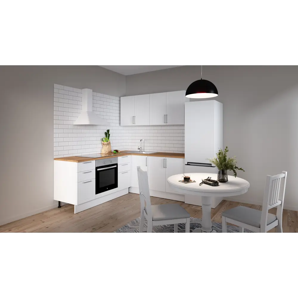 Навесной шкаф Агидель 40x67.6x29 см KONSENSA ЛДСП цвет белый STLM-2071593 - Вид №8