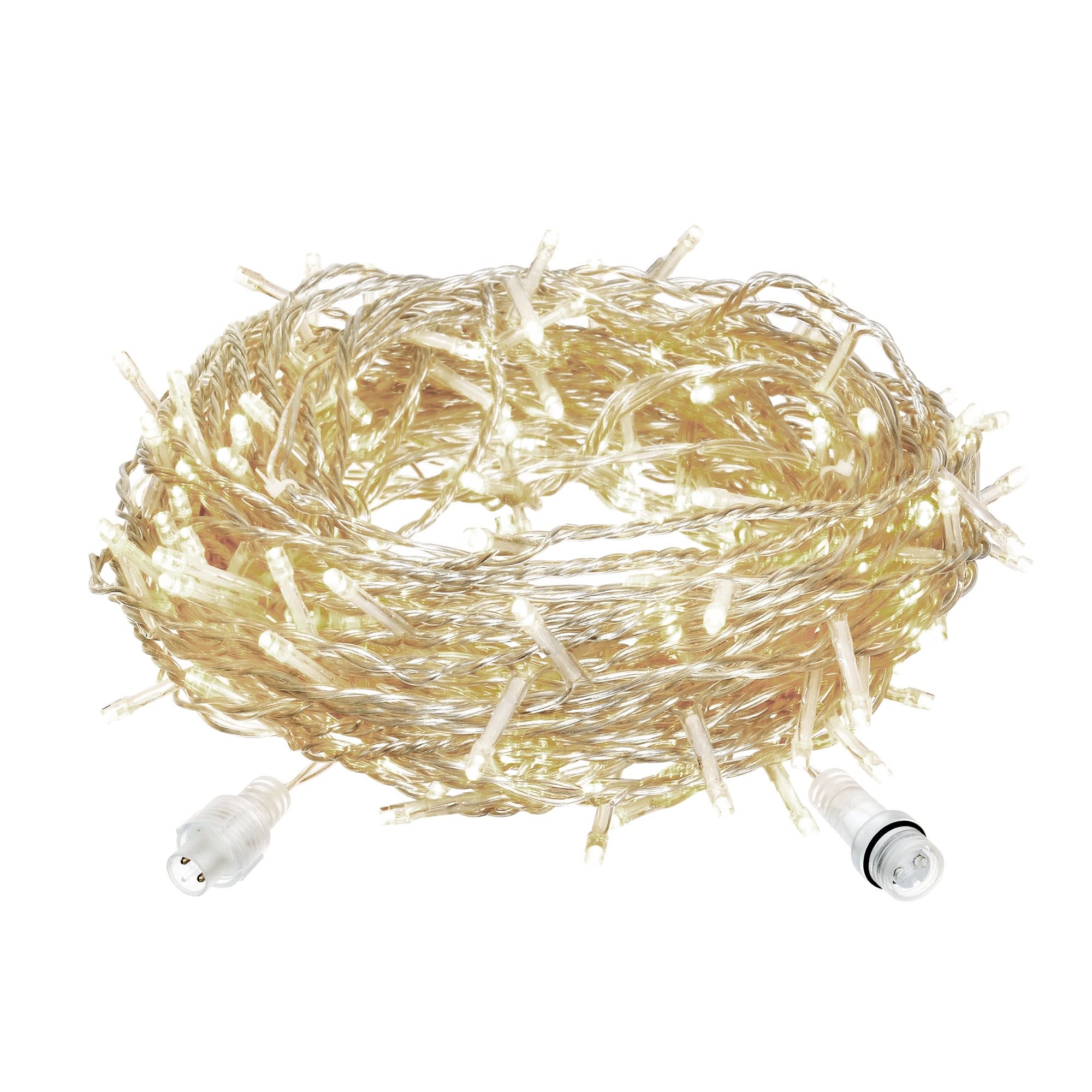 82061435 Электрогирлянда наружная «Занавес» 20 м 96 LED тёплый белый Santreyd  - Вид №4