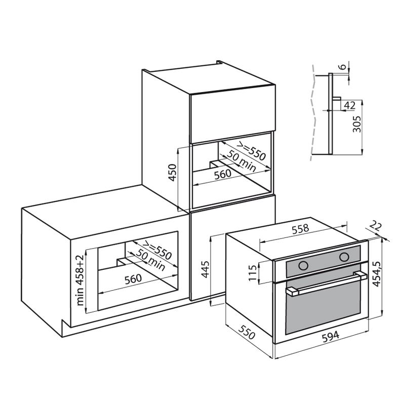 7146022 Духовка KE 7146022 Fosterspa  - Вид №1