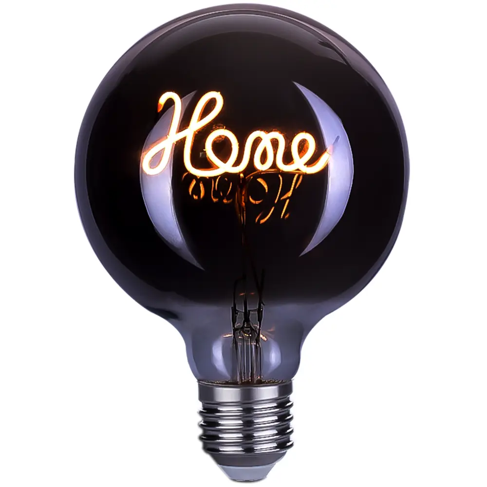 Декоративная филаментная лампа Voltega Home G125 дымчатая 4Вт E27 89345996 STLM-0921336