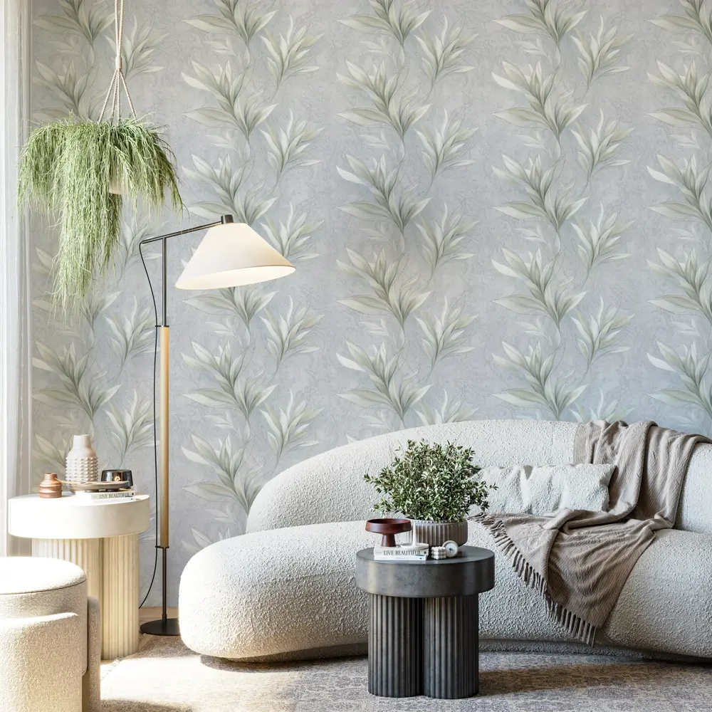 Обои флизелиновые Palitra Life Dora серые 1.06 м PL72619-44 STLM-2086010 - Вид №4