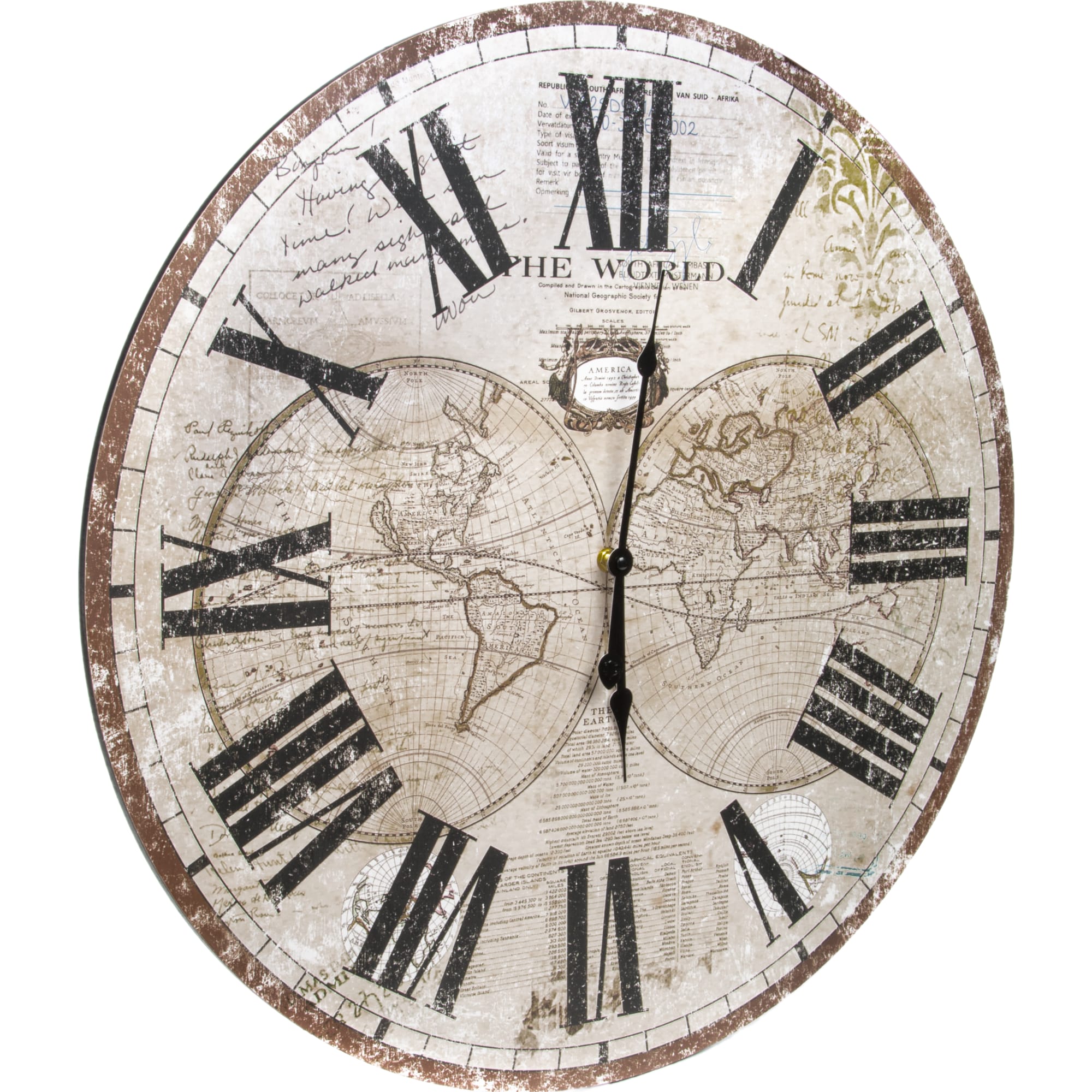 84348646 Часы настенные «Вокруг света» ø60 см Коллекция "Колумб" Santreyd  - Вид №1