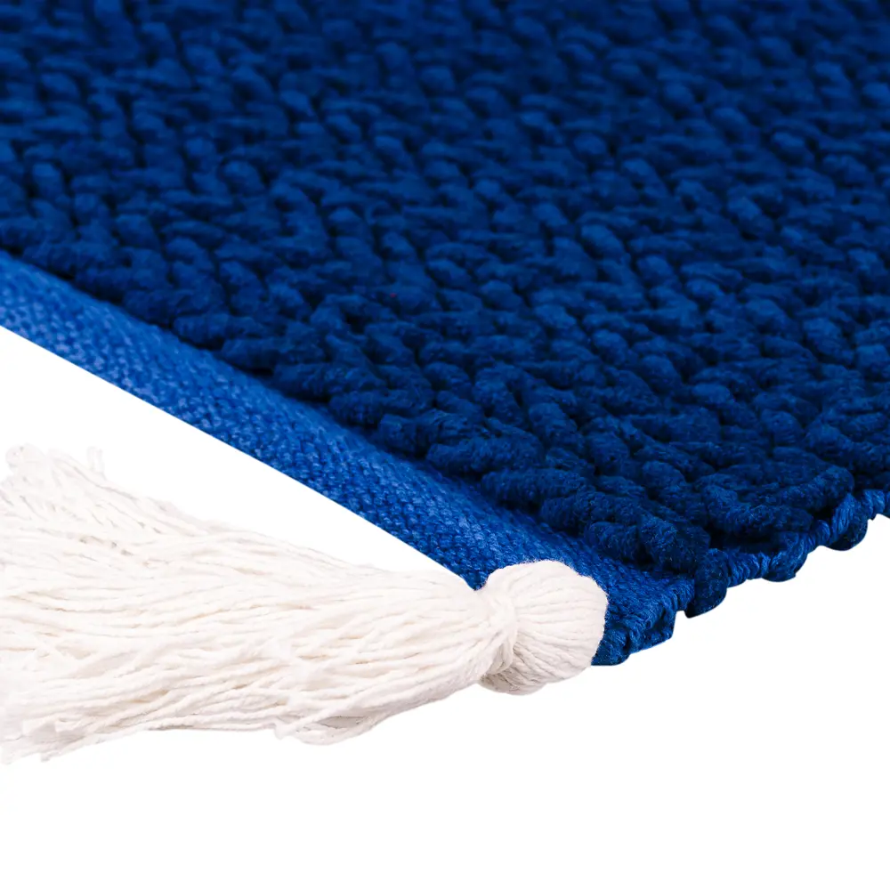Коврик для ванной комнаты Moroshka Maritime 60х90 см цвет сине-белый STLM-2039774 - Вид №2
