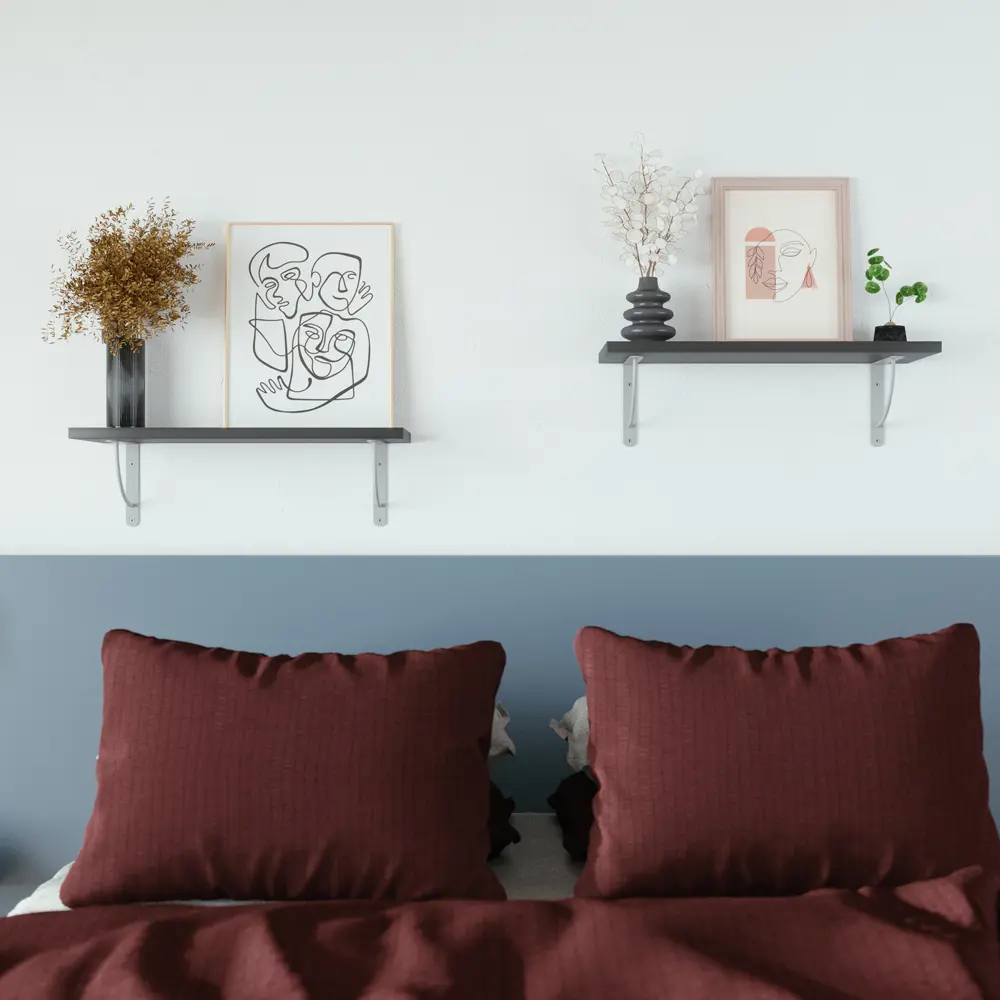 Утилитарный кронштейн Bi Bop 18x18 см нагрузка до 30 кг цвет серый Santreyd Bibop STLM-2187079 - Вид №6