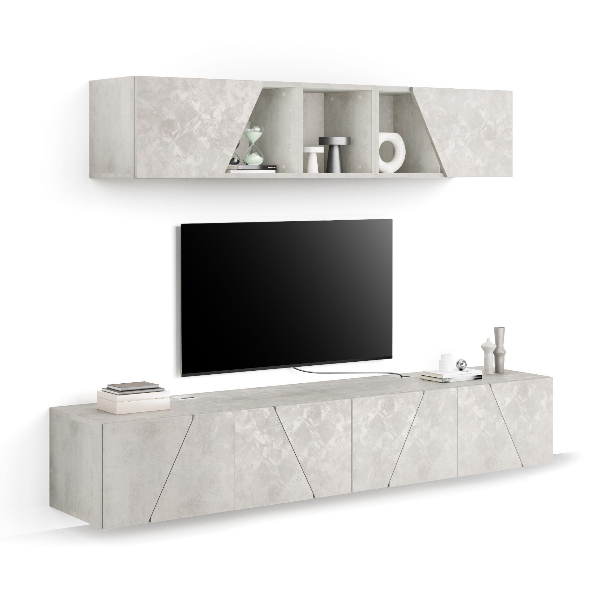 Модульная стена установила оборудованную стену в меламинированном Mobili Fiver EMMA ARCH-00091039 - Вид №88