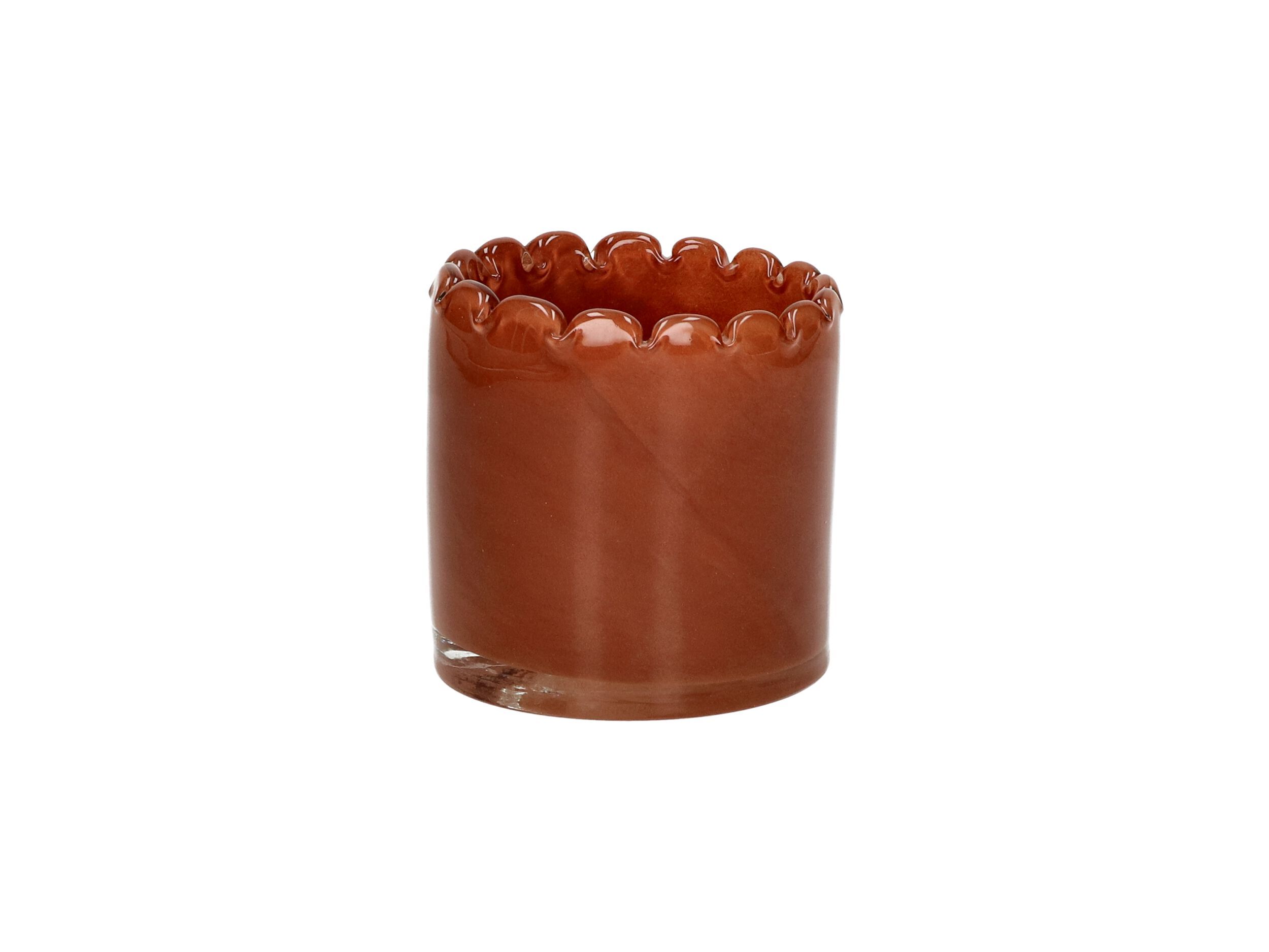 Выдувное стекло подсвечник POMAX Волны ARCH-00003891