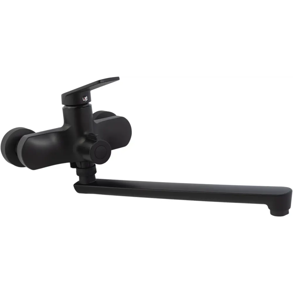 Смеситель для ванны AQUA-RIVUS AR-2021e-b черный матовый 89392681 STLM-1578794