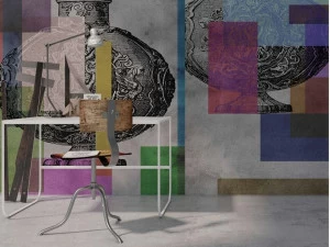 YO2 Виниловые обои в стиле пэчворк Craft trades