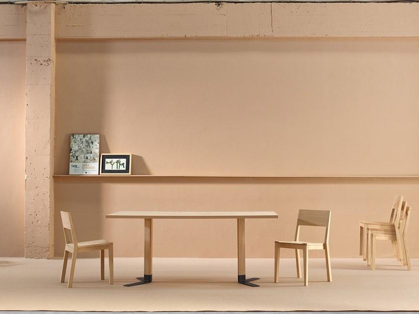 ONDARRETA Штабелируемый деревянный стул Iesu sun-id-1414763 - Вид №16