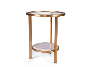 Круглый Хрустальный журнальный столик