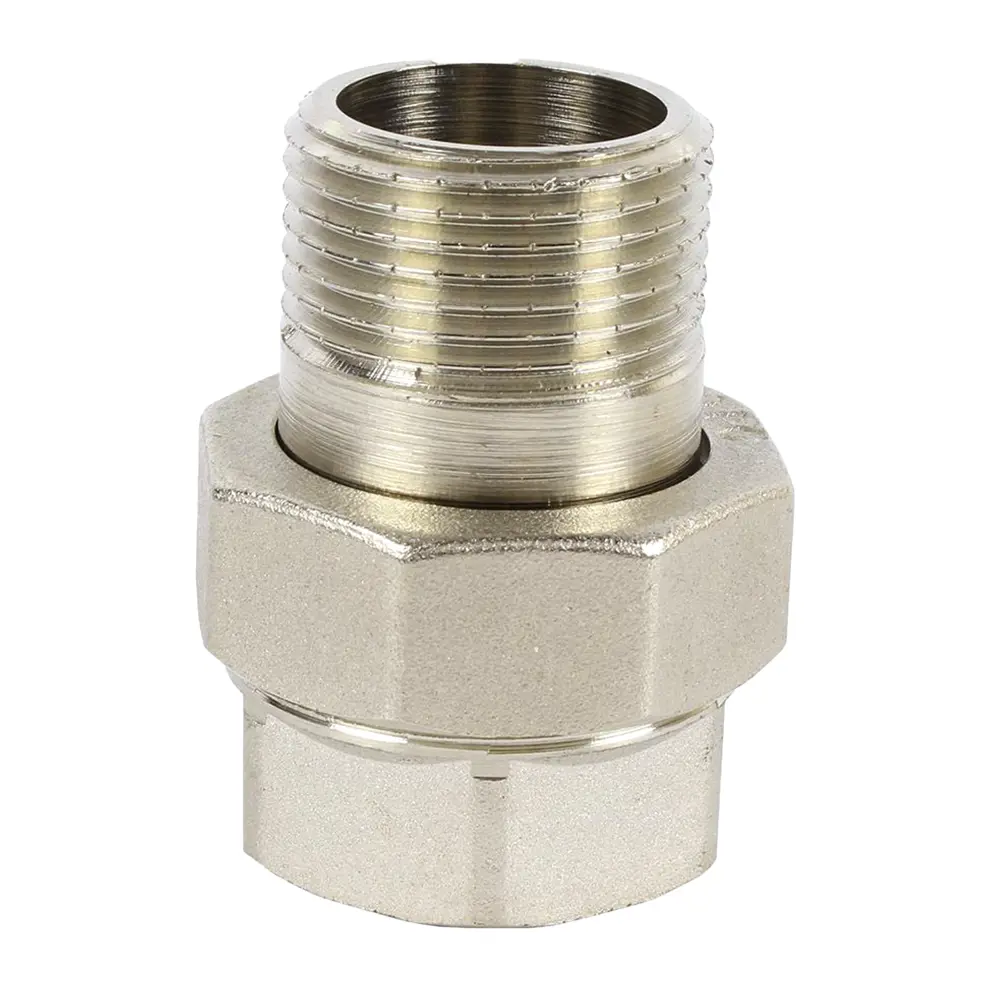 Сгон прямой американка MONLID 1" ВР-НР мм никелированная латунь STLM-2118140