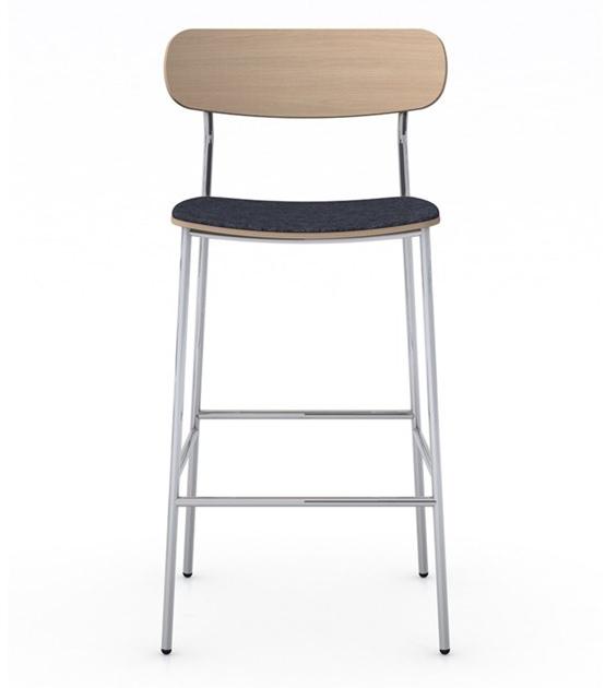 Vela Arredamenti Табурет из железа со спинкой Bistro Bistrò sun-id-1492637 - Вид №1