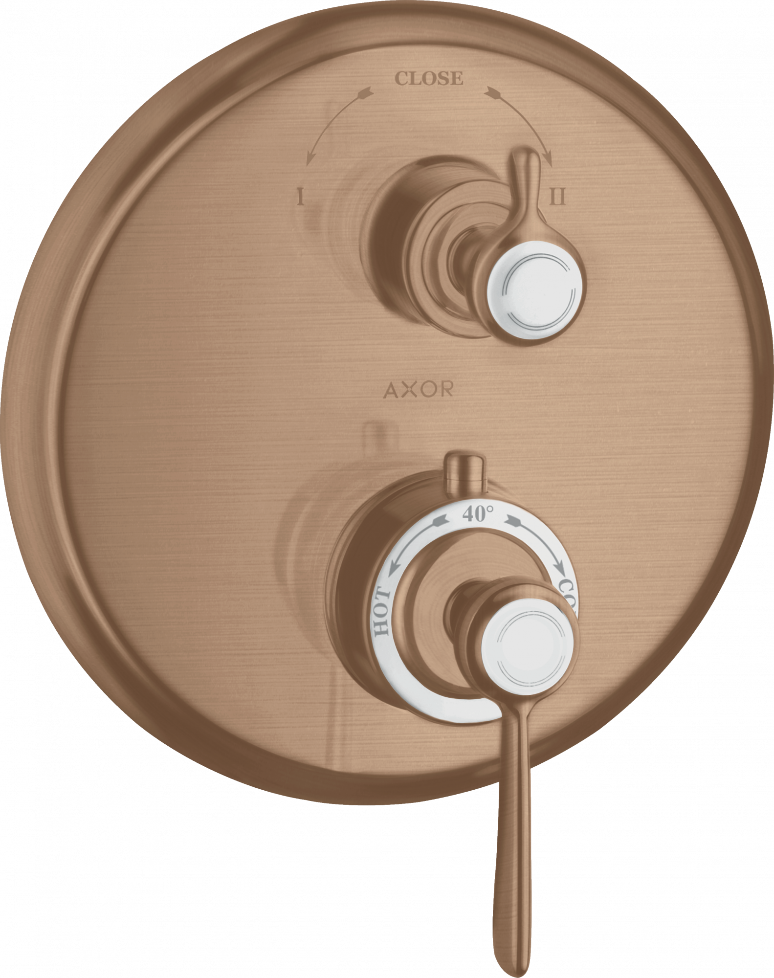 16821310 Термостат для скрытого монтажа с рычагом и запорно-переключающим вентилем AXOR MONTREUX