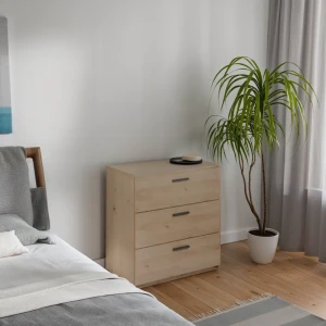 Комод 3 ящика 68.5x80x39.4 см ЛДСП цвет гикори джексон 82431234 STLM-2194961