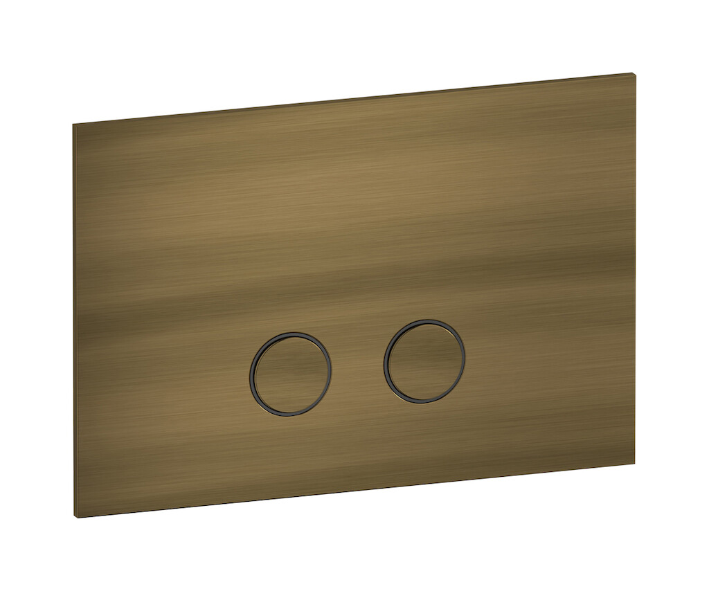 Кнопка смыва для бачка "MODERNA" с двойным сливом WE ARE IB bb001mb Modern Bronze Bye Bye