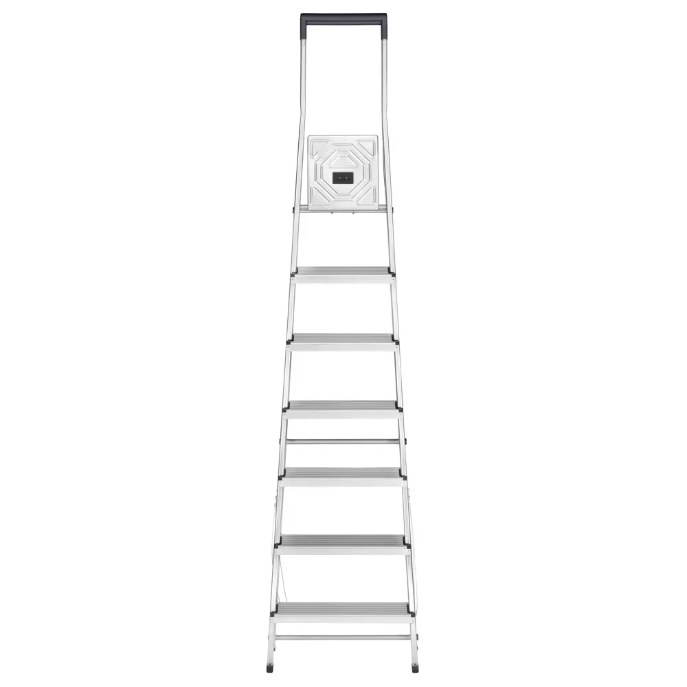 Стремянка алюминиевая Hailo 8140-700 7 ступеней, максимальная нагрузка 150 кг STLM-2136224 - Вид №1