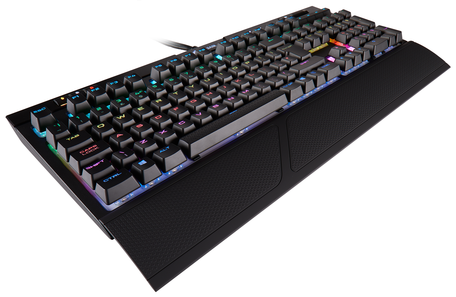 CH-9104113-RU Игровая клавиатура gaming™ strafe rgb mk.2 mechanical gaming keyboard, backlit rgb led, cherry mx silent (russian) Corsair Santreyd  - Вид №1