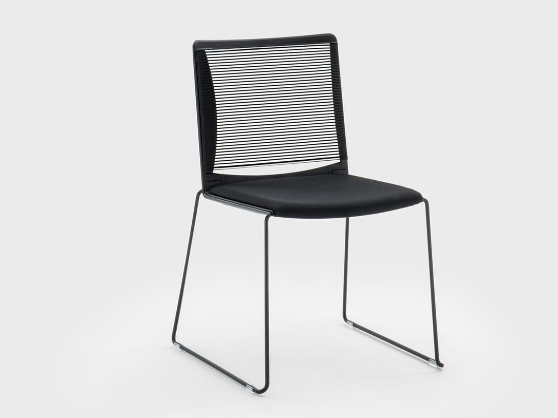 Стул для салазок из ткани с мягким сиденьем Viganò Winner ARCH-00028919