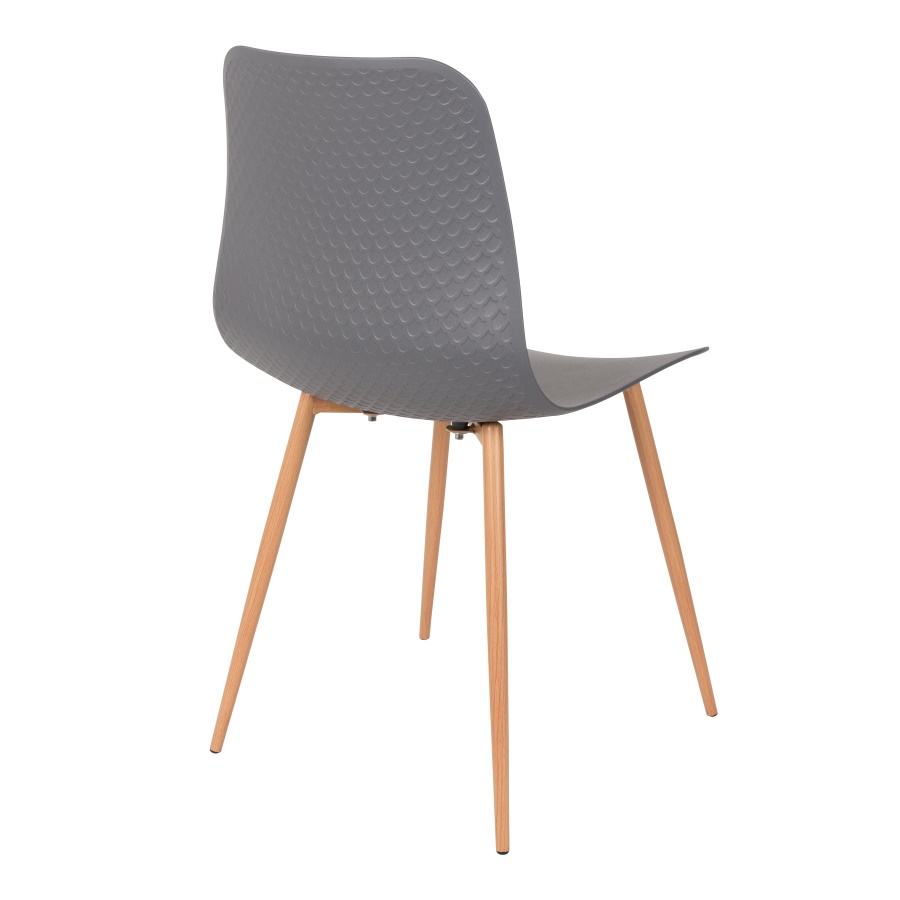 Стул Leon серый White Label Living 1100305 - Вид №5