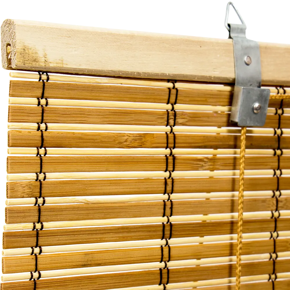 Штора рулонная «Бамбук» 60Х160 см, цвет бежевый/экрю Santreyd STLM-2173448 - Вид №1