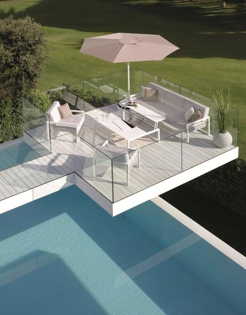 Royal Botania Садовая скамейка Batyline® с подлокотниками Ninix lounge sun-id-1482755 - Вид №1