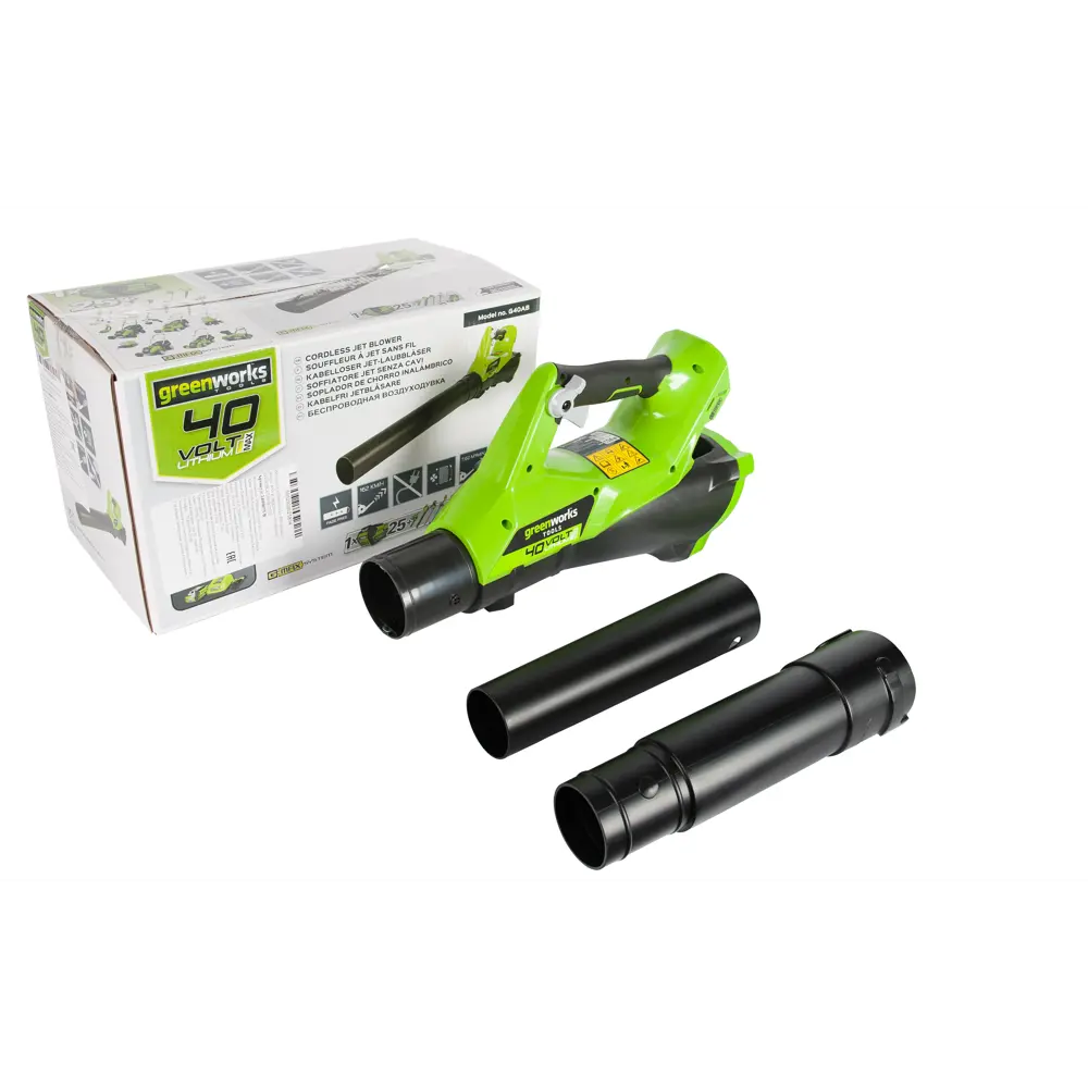 Воздуходувка аккумуляторная Greenworks 2400807 40 В АКБ и ЗУ не в комплекте STLM-2156144 - Вид №1