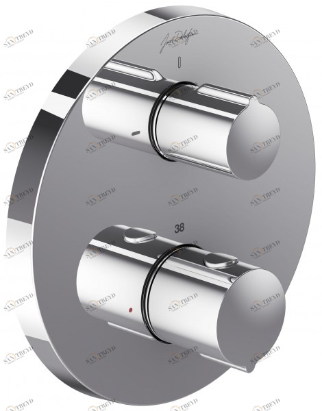 E75390-CP Встраиваемый смеситель, термостат, круглый дизайн Jacobdelafon MODULO Santreyd