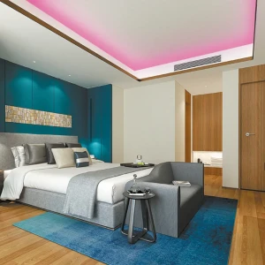 Светодиодная лента Apeyron 24В 10 мм 3м 11 Вт/м 352диод/м розовый свет