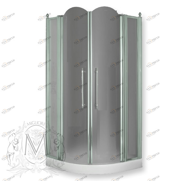 Душевой уголок MIGLIORE Diadema 90 х 90 х 185 см, стекло прозрачное ML.DDM-22.691.TR.CR