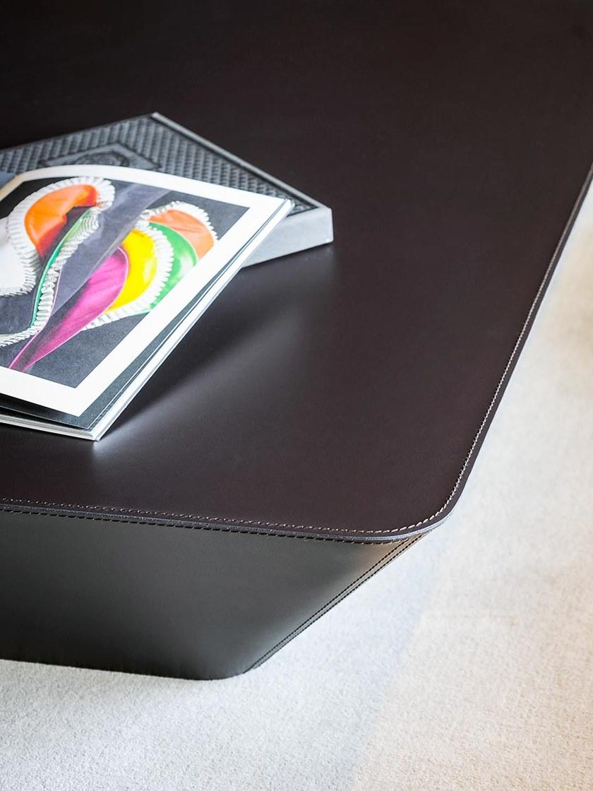 Tacchini Квадратный кожаный журнальный столик sun-id-1445913 - Вид №3