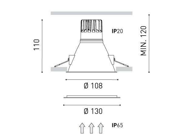 Утопленный светодиодный прожектор Arkoslight своп ARCH-00079694 - Вид №16