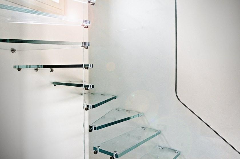 Officine Sandrini Открытая лестница из стекла sun-id-1466783 - Вид №9