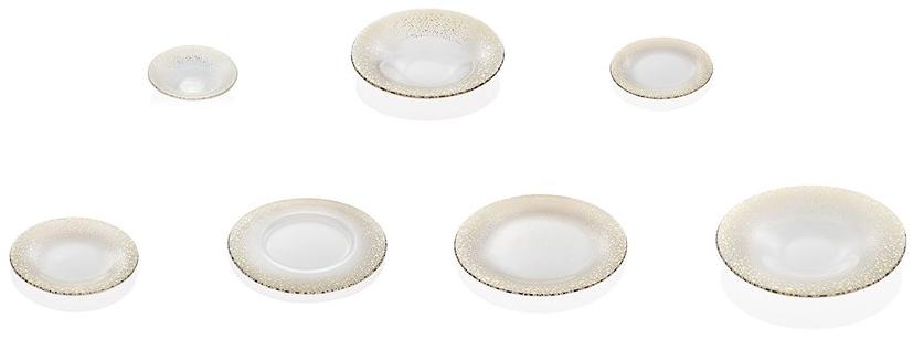 IVV Украшенная стеклянная сервировочная тарелка Sparkling 776.120 - Вид №1