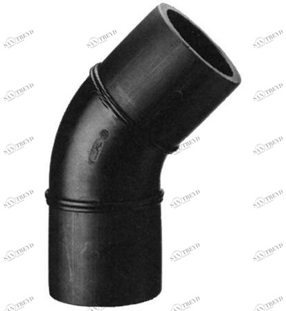 SANIT 171412517 45 ° изгиб, PE 100, SDR 17, длинные сварные 