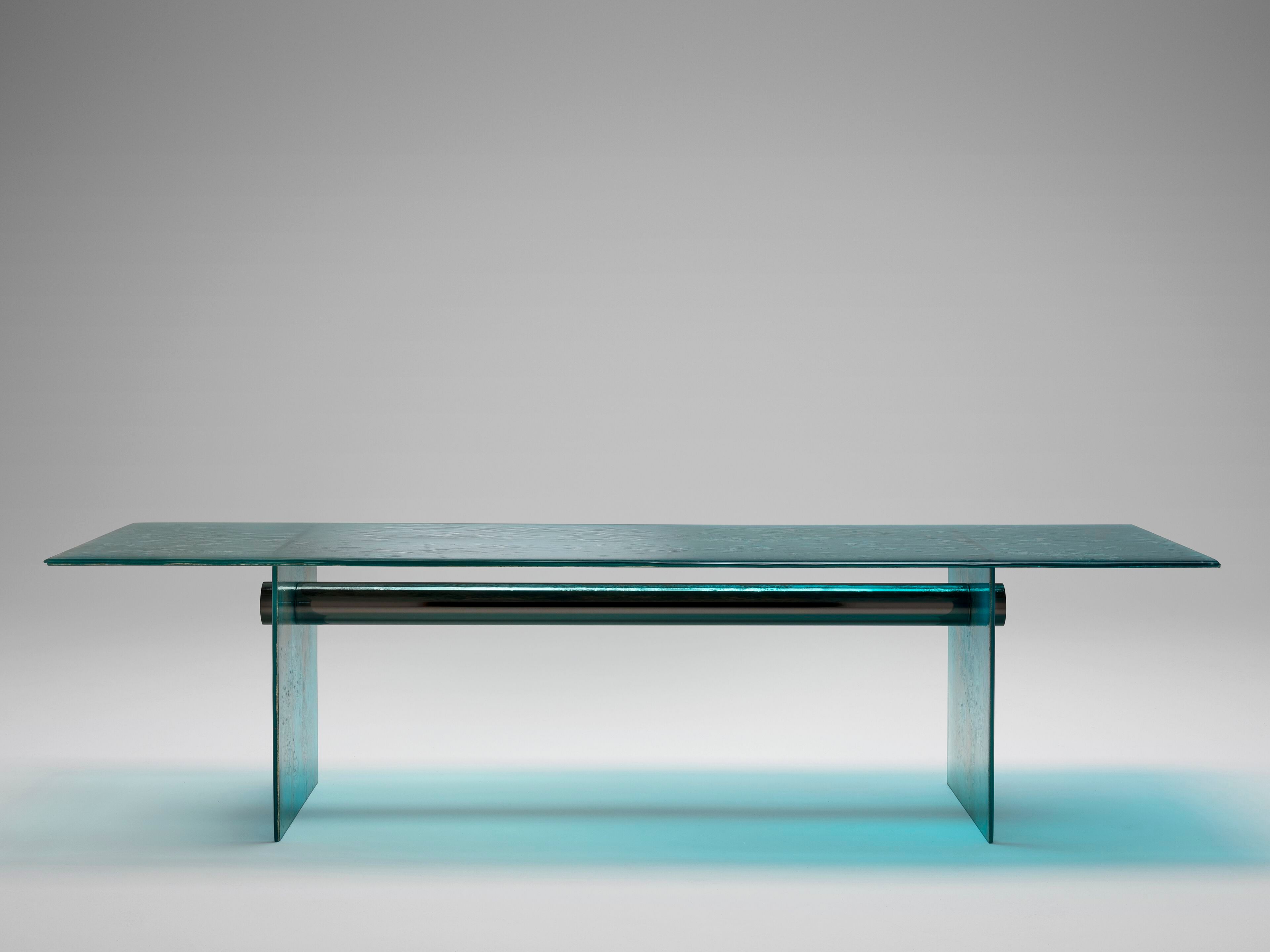 Прямоугольный стеклянный обеденный стол ARTE VENEZIANA Melt ARCH-00047998 - Вид №1