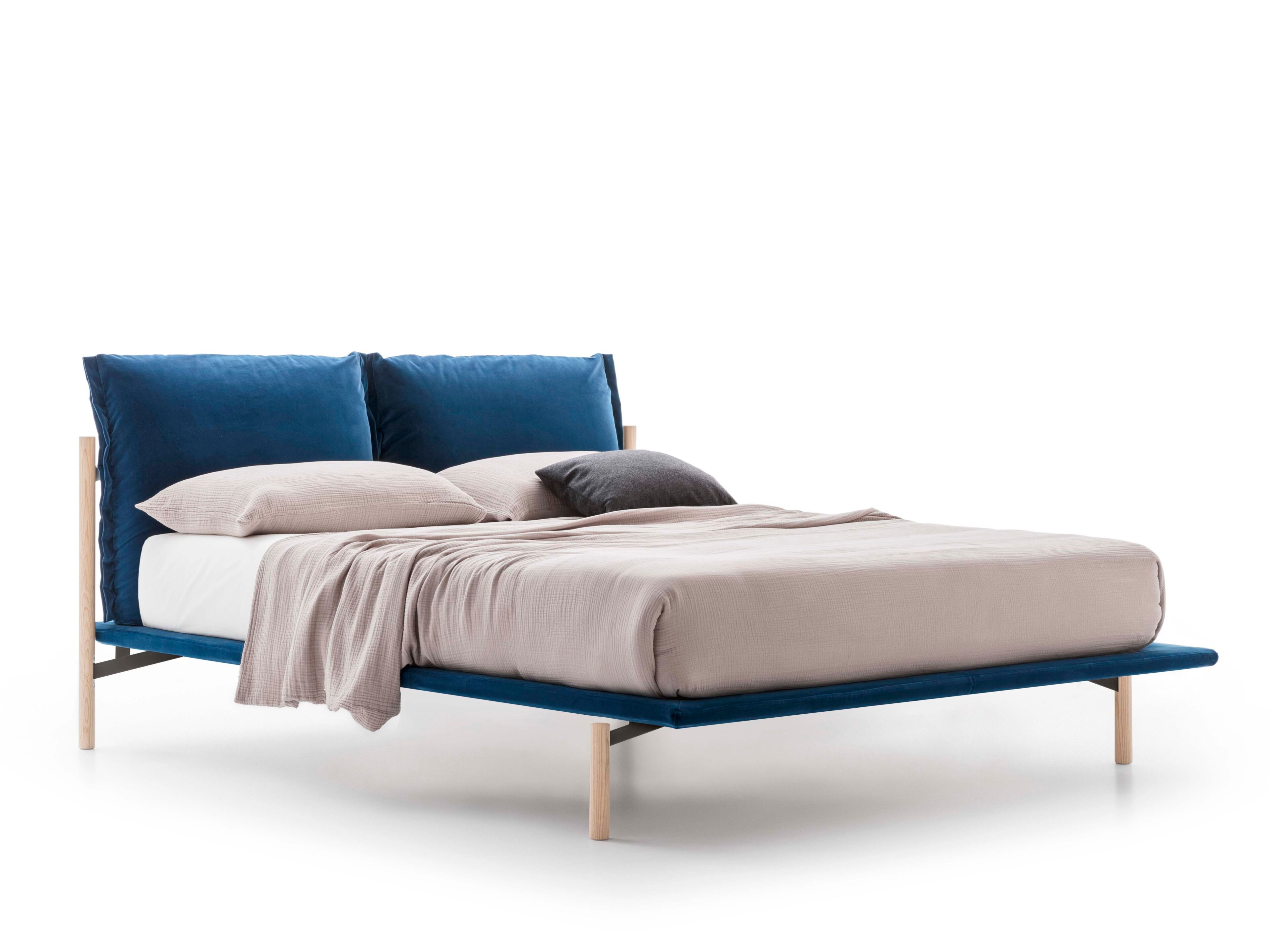 Двуспальная кровать с мягким изголовьем Alf DaFrè ATLAS ARCH-00001956