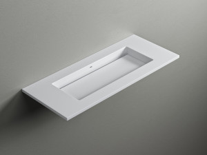 Прямоугольная раковина Corian® с столешницей