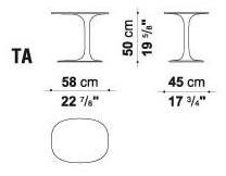 B&B Italia Овальный журнальный столик из cristalplant® Awa sun-id-1466254 - Вид №3