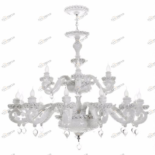 Люстра 18 рожков LP008 Swarovski Rose BS Collection Lampadari