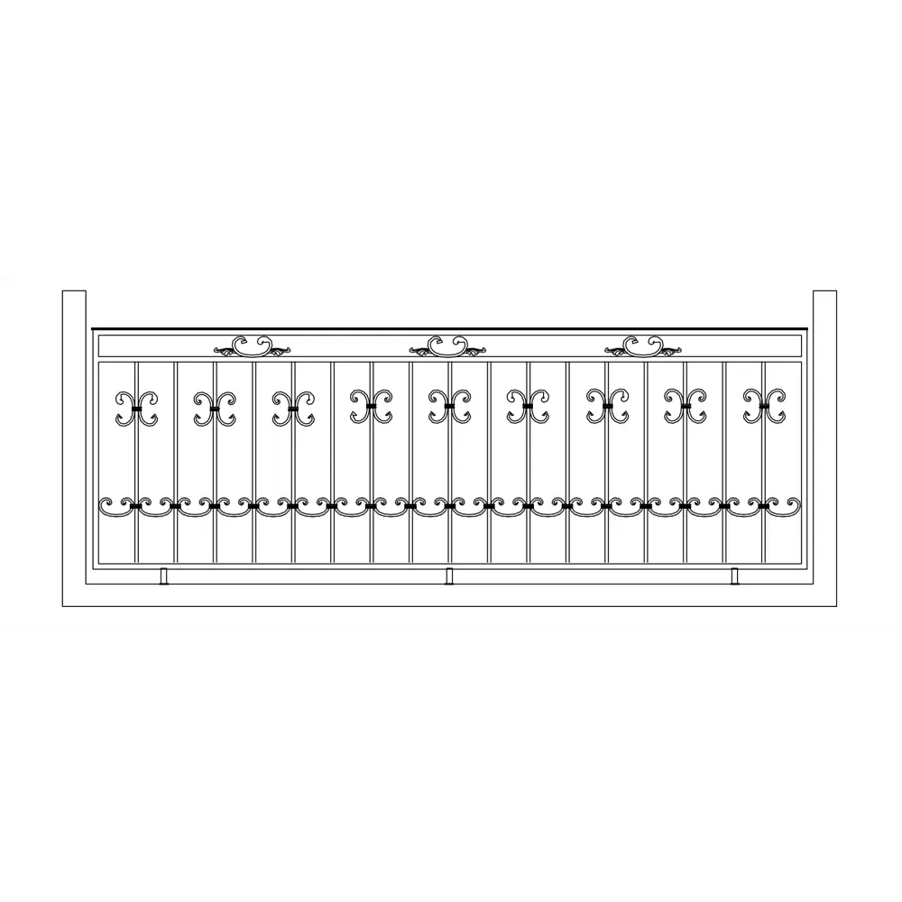 Элемент кованый обжимка короткая 20x100 мм Santreyd STLM-2067663 - Вид №10