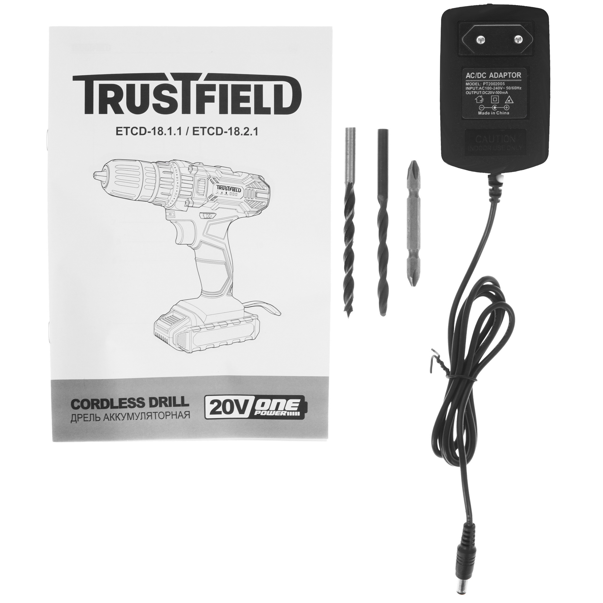 Дрель-шуруповерт TRUSTFIELD ETCD-18.2.1 9179684 STDN-0028832 - Вид №6