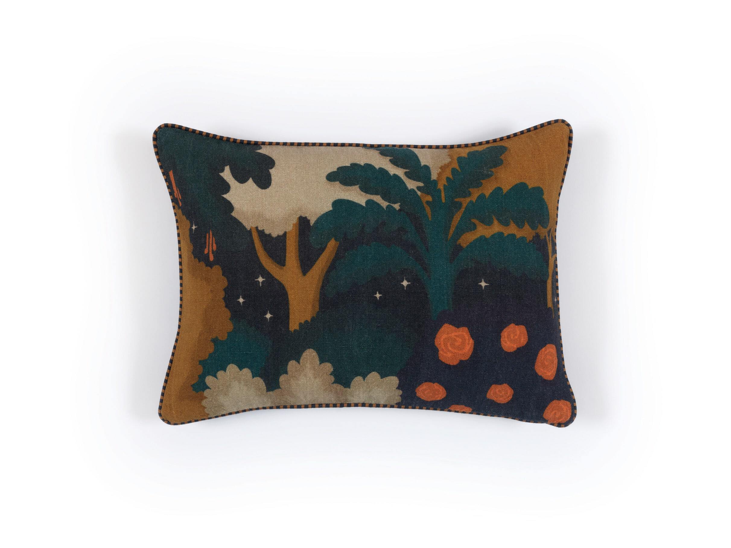 Льняная прямоугольная подушка с рисунком Élitis PAUL ARCH-00085115 - Вид №3