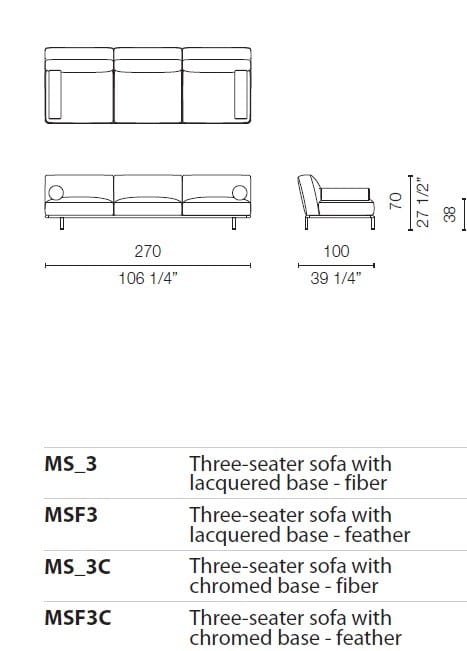 Съемный диван CAPPELLINI Cap Martin Sunset ARCH-00087904 - Вид №12