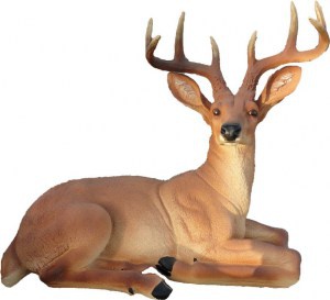 11163 ОЛЕНЬ лёжа, скульптура из бетона LAB.Space  - Вид №2