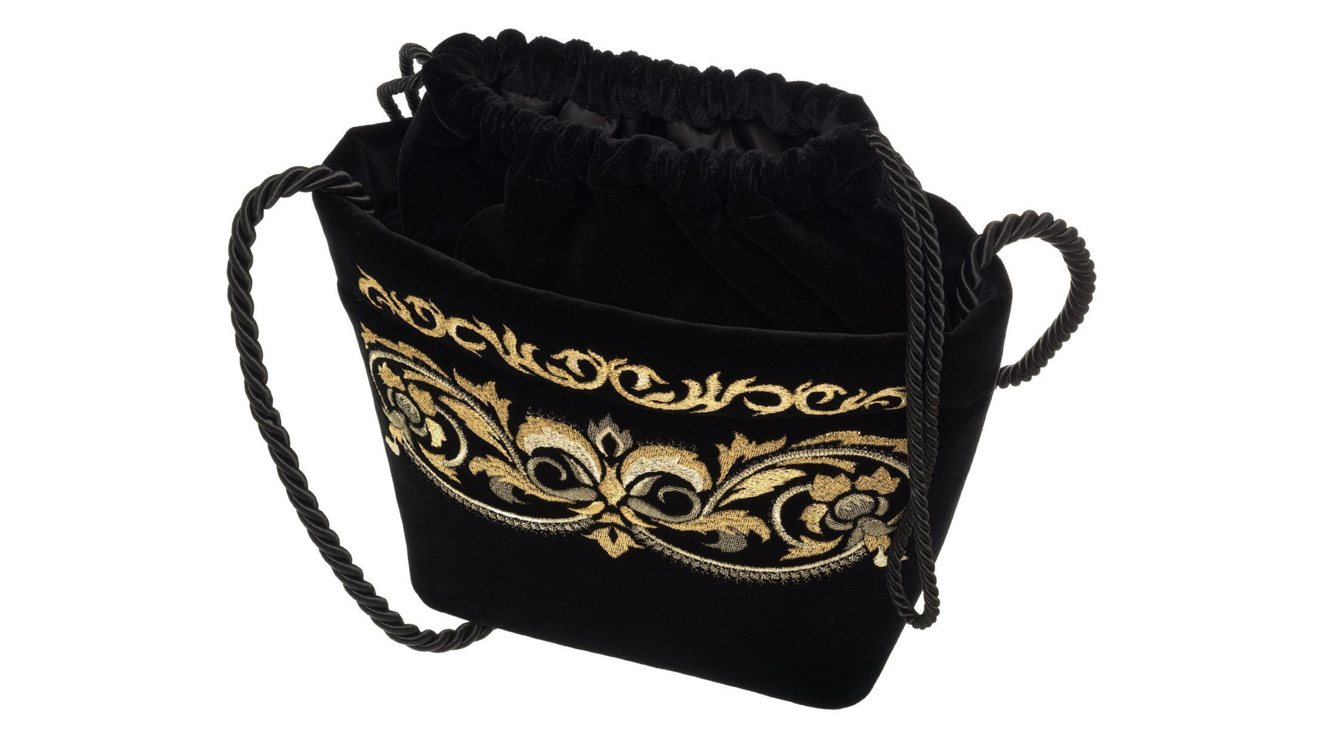 10660445 Торжокские золотошвеи Сумка "Сивилья" бархат Разм. 22*20*12 Мод. 922 Рис. 2624 Бархат  - Вид №1