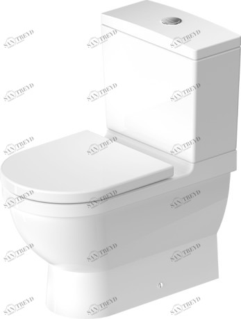 0128090064 Компакт унитаз с бачком Белый Duravit Starck 3 Германия