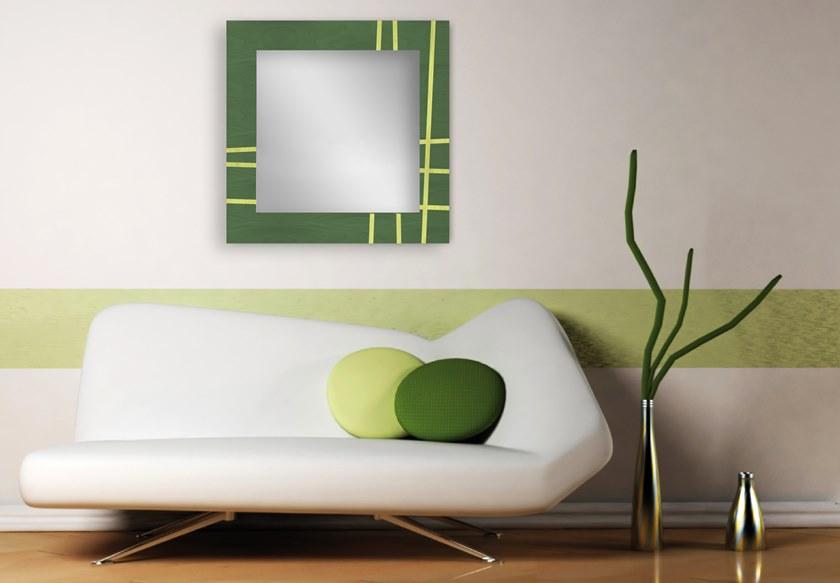 LIGNIS® Квадратное настенное зеркало в раме Dolcevita lines 12.033 - Вид №2