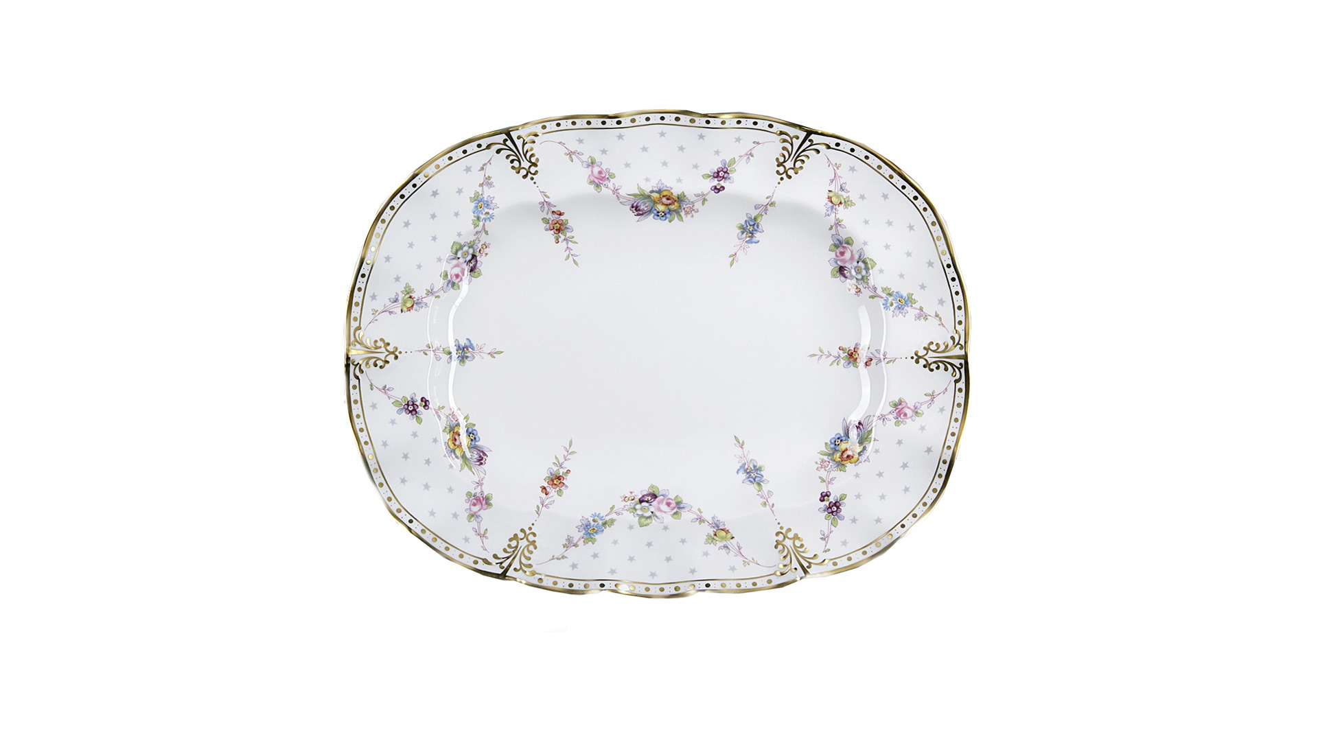 10676169 Royal Crown Derby Сервиз столовый Royal Crown Derby Роял Антуанетта на 6 персон 22 предмета, фарфор Фарфор костяной  - Вид №3