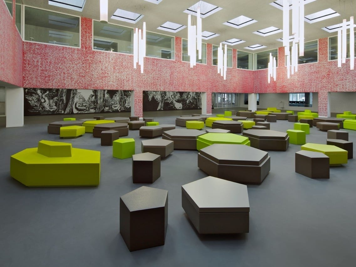 Pouf in QM Foam per contract Quinze & Milan Pentagon ARCH-00134737 - Вид №1